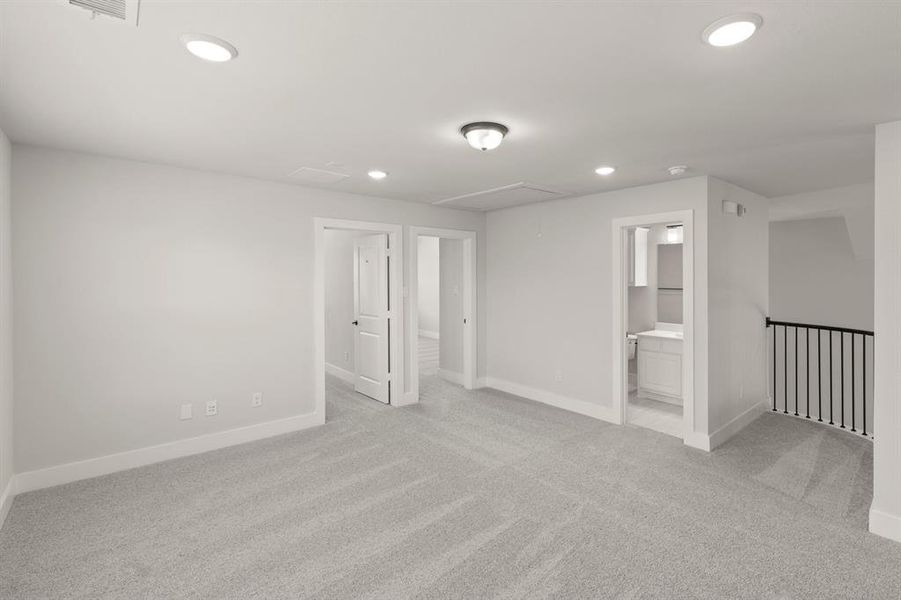 Spacious, unfurnished interior of a new home in Grayhawk Addition, Forney (Image 18). Spacious, unfurnished interior of a new home in Grayhawk Addition, Forney (Image 18).