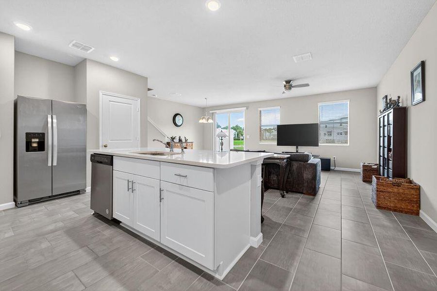 Furnished interior view inside a new home in Enclave at Mangonia Park, West Palm Beach (Image 27).