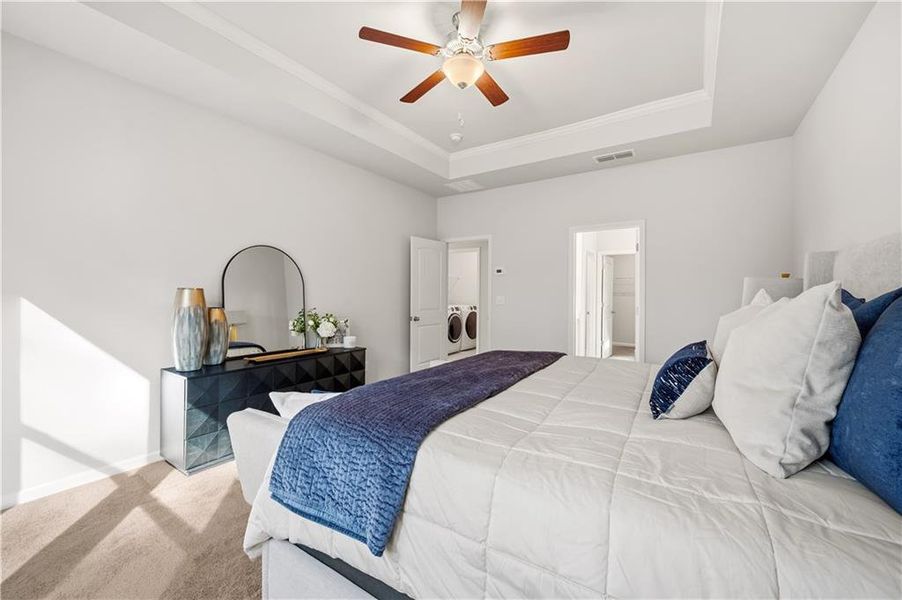Furnished interior view inside a new home in Hamilton Lakes, Lawrenceville (Image 36). Furnished interior view inside a new home in Hamilton Lakes, Lawrenceville (Image 36).