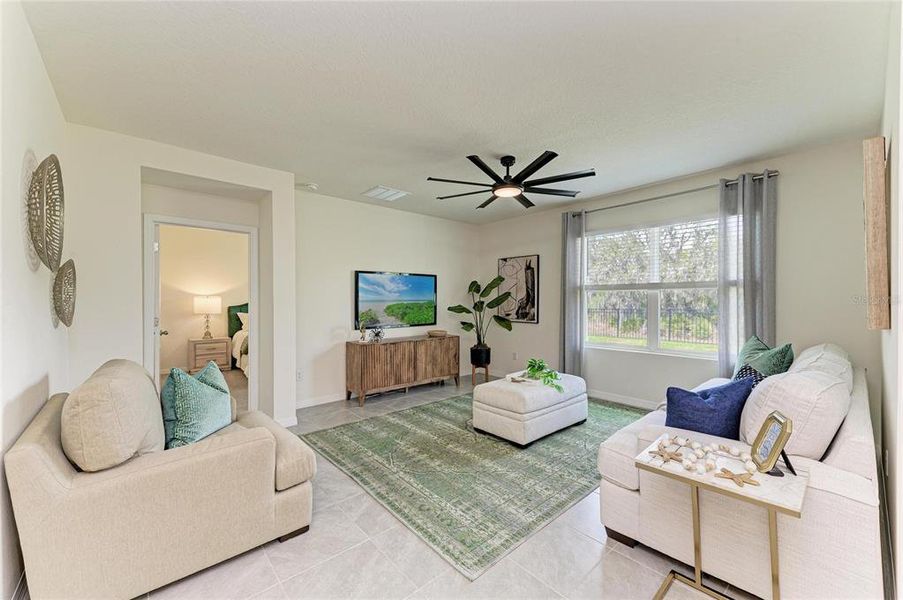 Furnished interior view inside a new home in Rye Crossing, Parrish (Image 35).