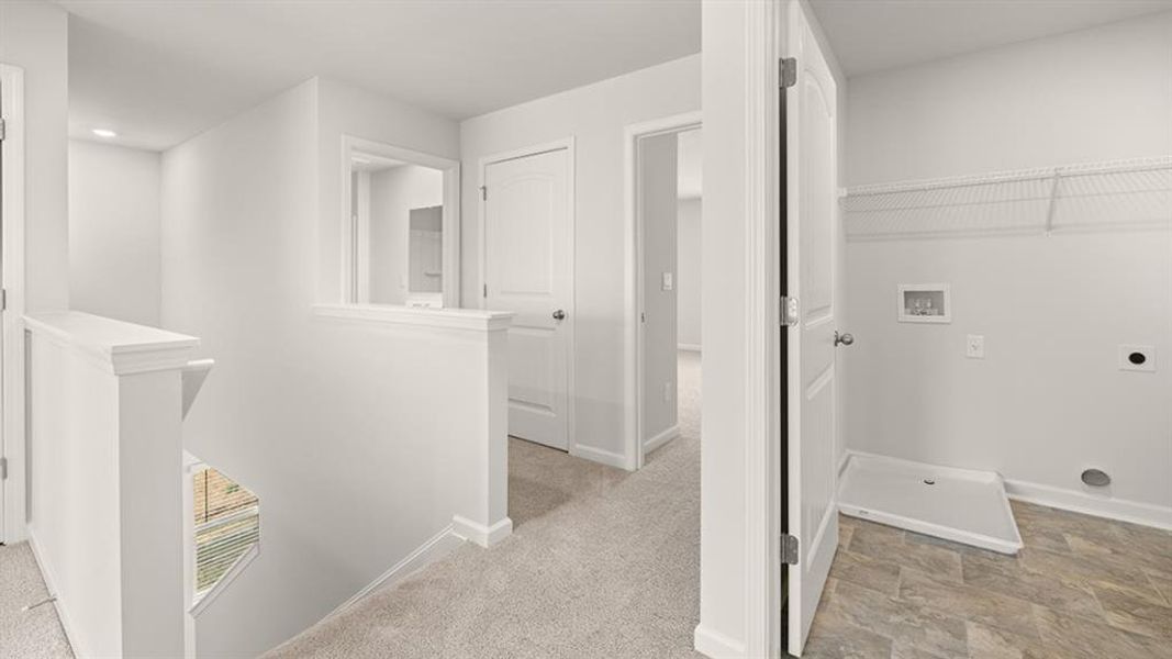 Spacious, unfurnished interior of a new home in Braselton Village, Braselton (Image 27). Spacious, unfurnished interior of a new home in Braselton Village, Braselton (Image 27).