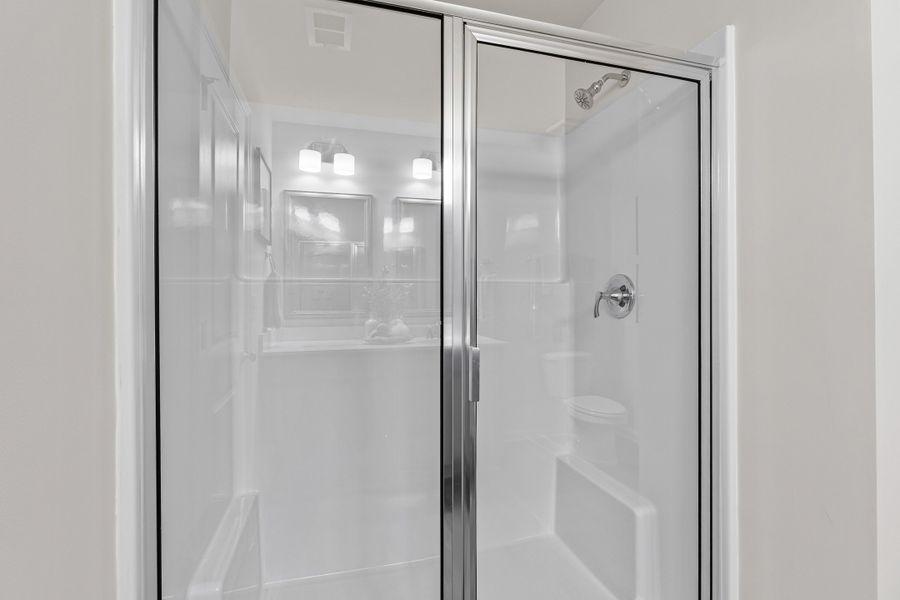 Close-up of interior finishes inside a home in Reserve at Mill Creek, Columbia (Image 18).