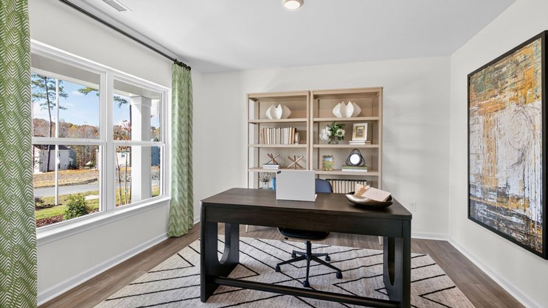 Furnished interior view inside a new home in Madeline Farm, New Bern (Image 6). Furnished interior view inside a new home in Madeline Farm, New Bern (Image 6).