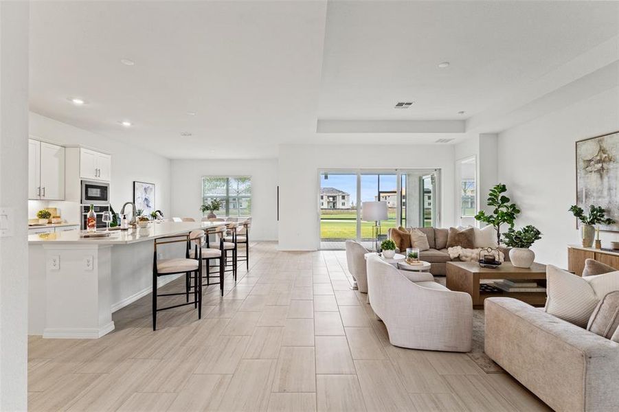 Furnished interior view inside a new home in , Lakewood Ranch (Image 7). Furnished interior view inside a new home in , Lakewood Ranch (Image 7).
