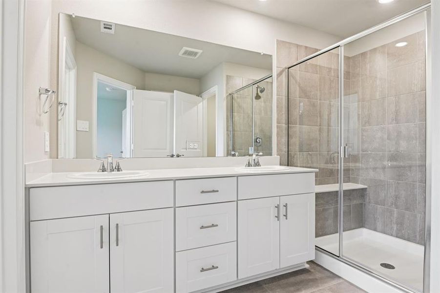 Furnished interior view inside a new home in Ashford Park - Cottage Series, Corinth (Image 15).