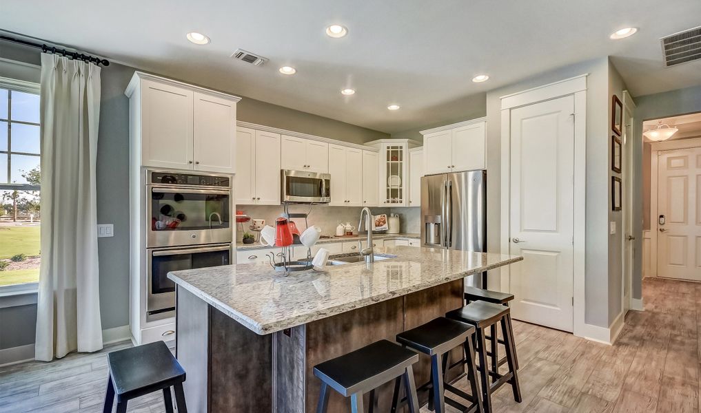 Kitchen with island