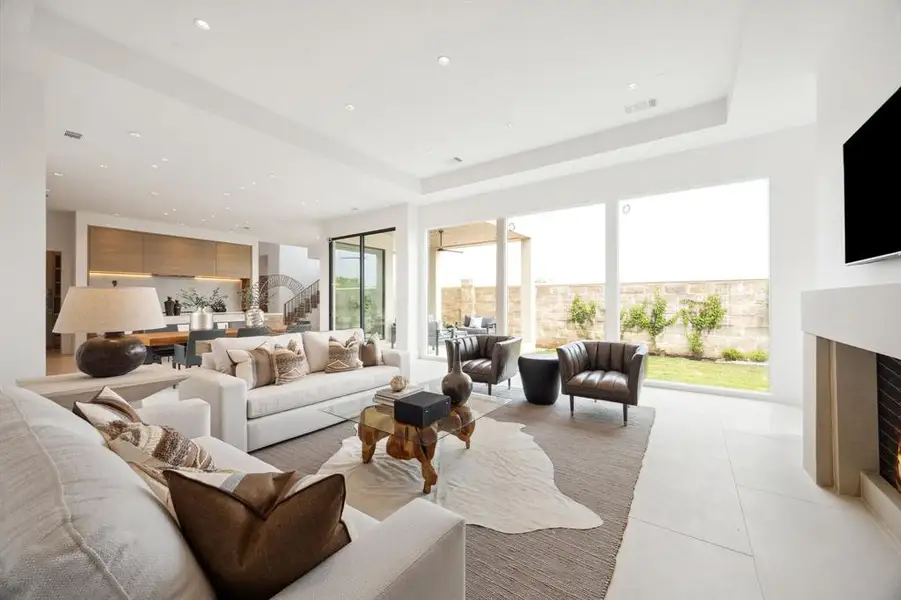 Furnished interior in a model home at Avadene at Las Colinas in Irving (Image 30).