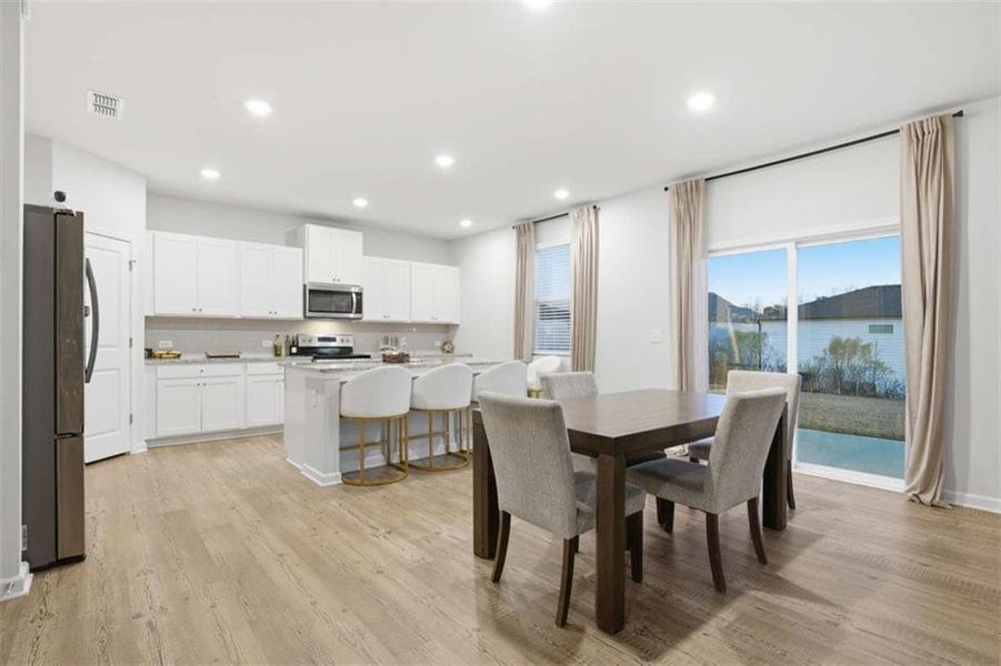 Furnished interior view inside a new home in Kingsley Creek, Lithonia (Image 9).
