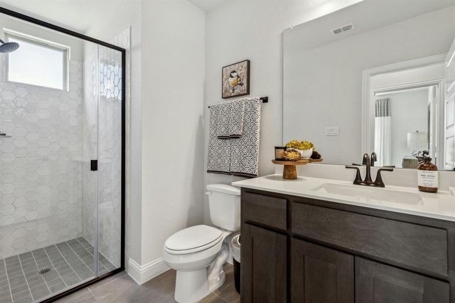 Furnished interior view inside a new home in Westside Preserve, Midlothian (Image 9).
