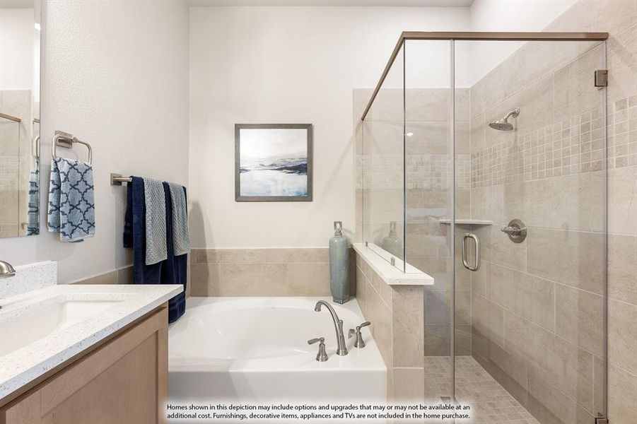 Furnished interior view inside a new home in Ridge Ranch, Mesquite (Image 22). Furnished interior view inside a new home in Ridge Ranch, Mesquite (Image 22).