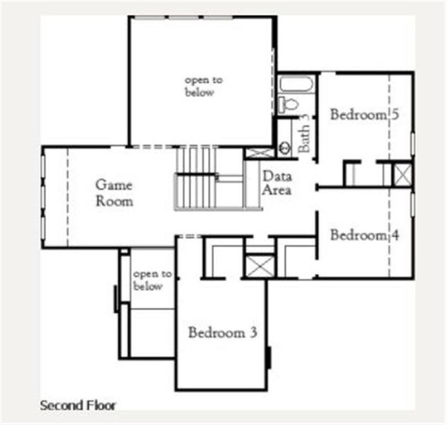 Eagle Mountain Second Floor Plan