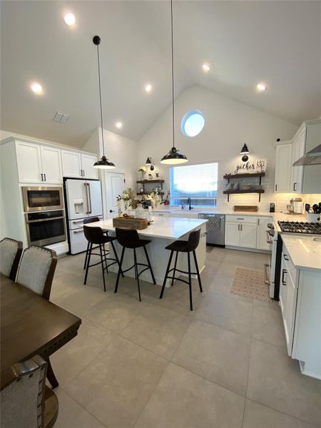 Furnished interior view inside a new home in Centennial Oaks, Santa Fe (Image 12).