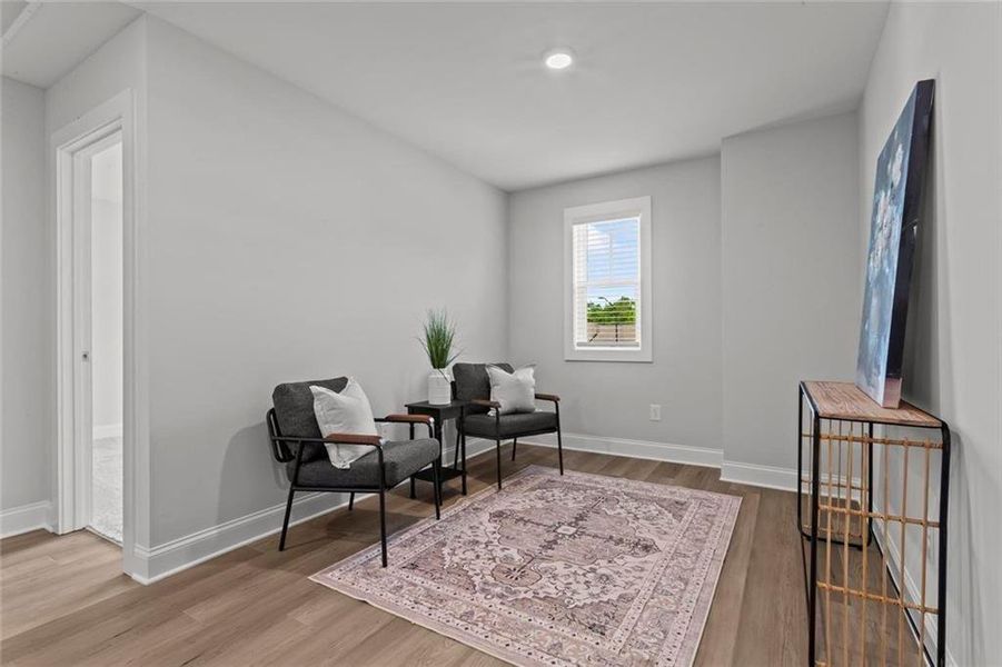 Furnished interior view inside a new home in , Dallas (Image 26).