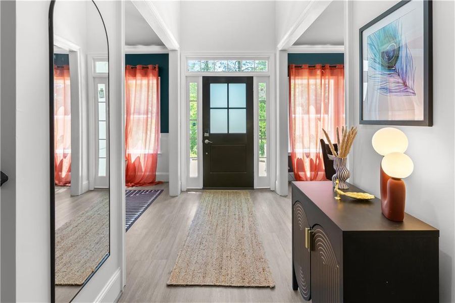 Furnished interior view inside a new home in , Snellville (Image 32).