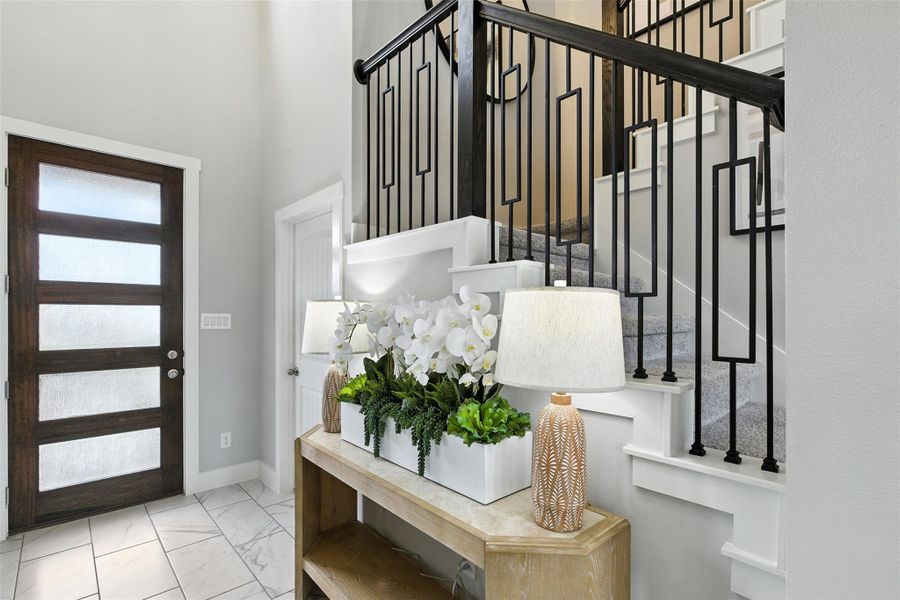 Furnished interior view inside a new home in Enclave at Cele, Pflugerville (Image 23).