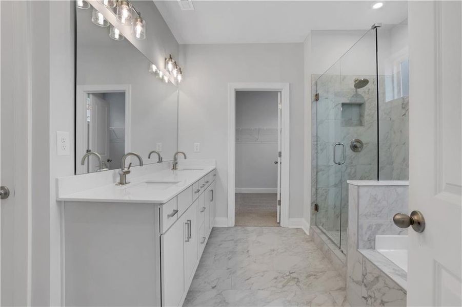 Furnished interior view inside a new home in Acacia, Cumming (Image 6).