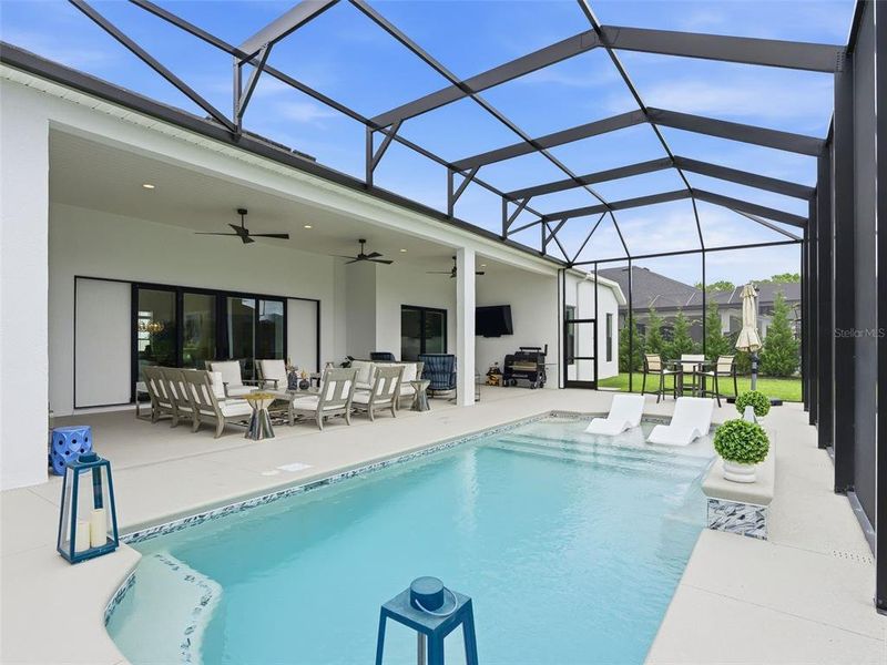 Exterior details and patio area of a home in , The Villages (Image 44). Exterior details and patio area of a home in , The Villages (Image 44).