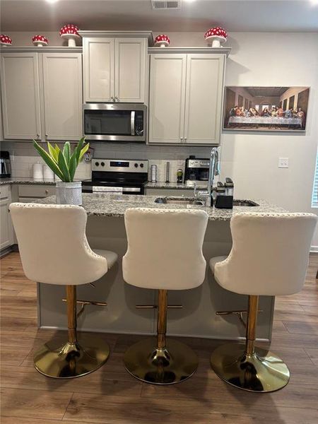 Furnished interior view inside a new home in , Hoschton (Image 12).