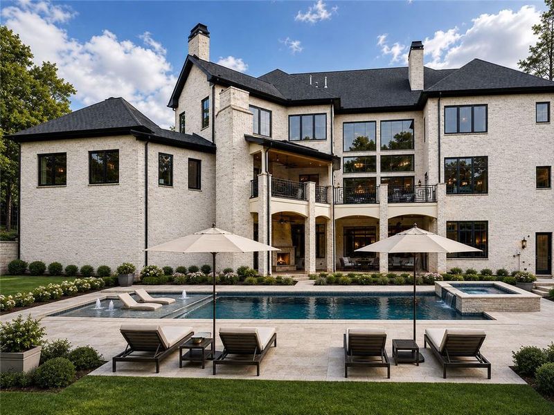 Exterior details and patio area of a home in , Alpharetta (Image 36).
