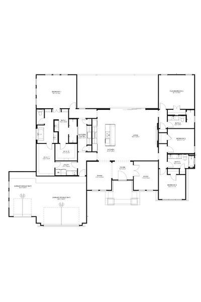 2D floor plan layout of this home in Bella Charca, Nolanville, TX (Image 3). 2D floor plan layout of this home in Bella Charca, Nolanville, TX (Image 3).