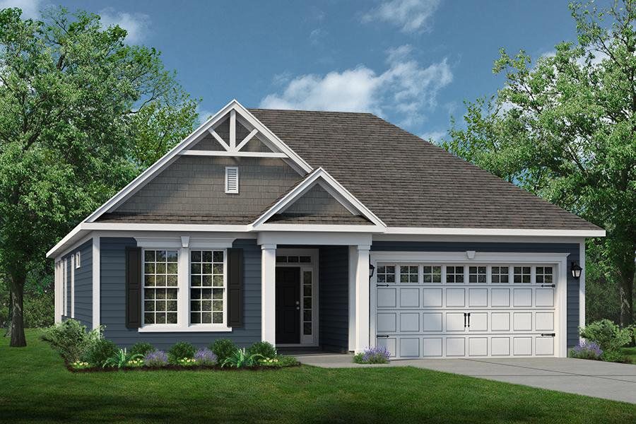 Representative exterior photo of a completed home built from the The Shorebreak by Chesapeake Homes in Bridgewater - Shorehaven Village, Little River, SC (Image 21).