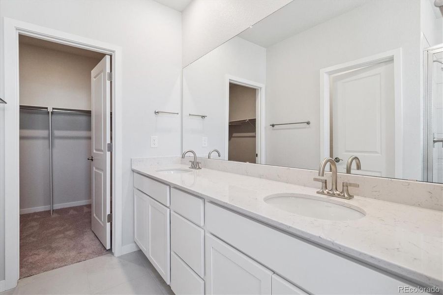 Furnished interior view inside a new home in Paired Homes at Alder Creek, Parker (Image 6).