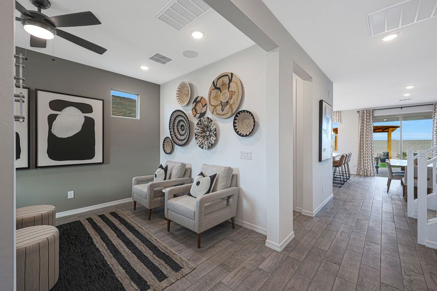 Representative furnished interior of a home built from the Sienna by Mattamy Homes in Empire Pointe, Queen Creek (Image 11).