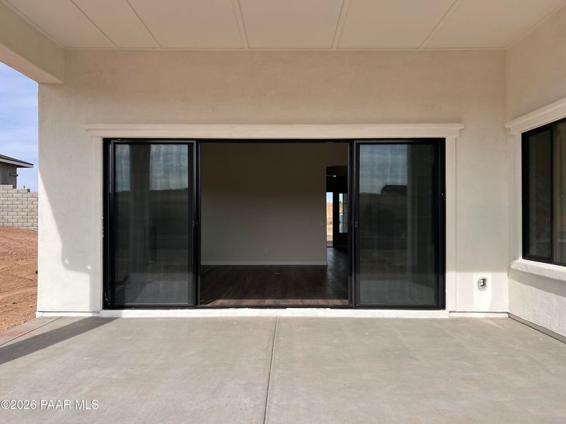 Exterior details and patio area of a home in Hidden Hills, Prescott (Image 22).