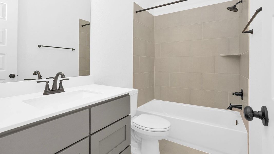 Furnished interior view inside a new home in Revera, Richmond (Image 7).