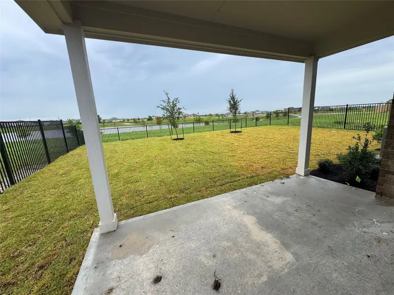 Exterior details and patio area of a home in River Ranch, Dayton (Image 2). Exterior details and patio area of a home in River Ranch, Dayton (Image 2).