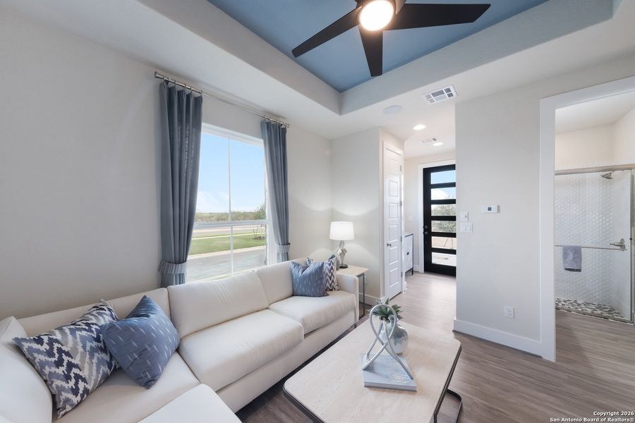 Furnished interior view inside a new home in Veramendi, New Braunfels (Image 11).