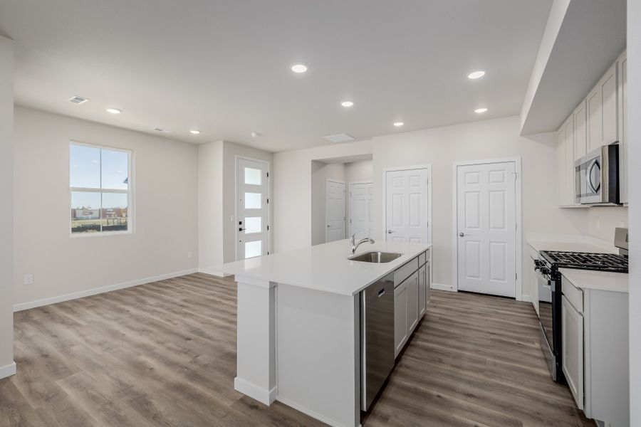 Furnished interior view inside a new home in Arras Park, Thornton (Image 11).