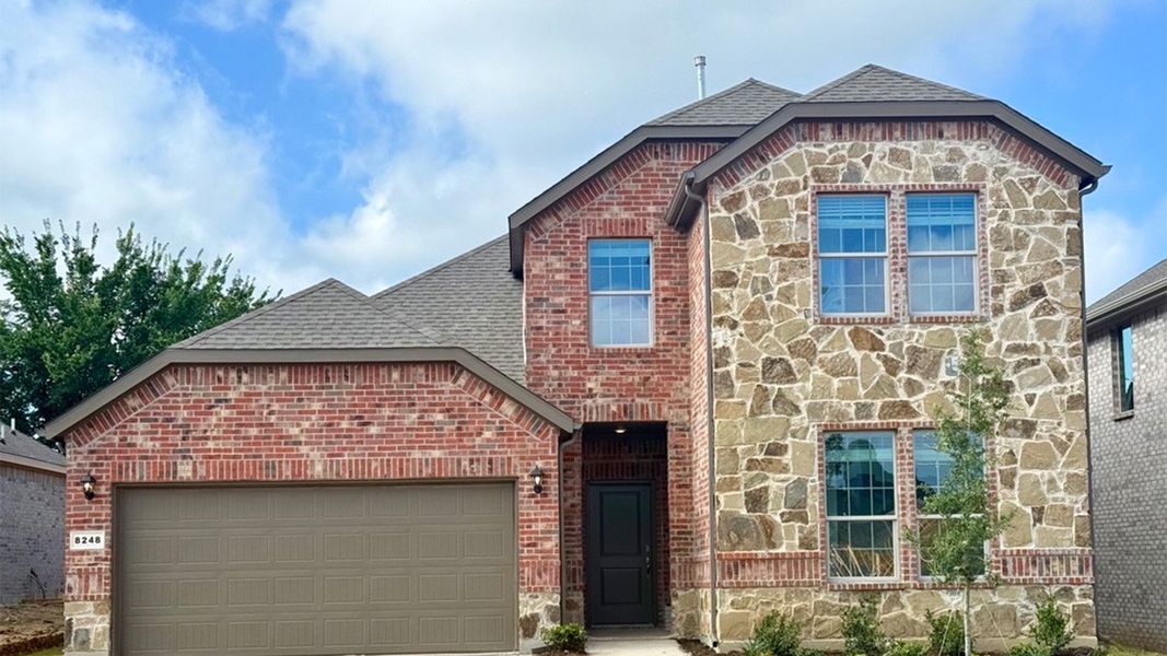 Representative exterior photo of a completed home built from the Copaiba by D.R. Horton in Augusta Square, Fort Worth, TX (Image 18).