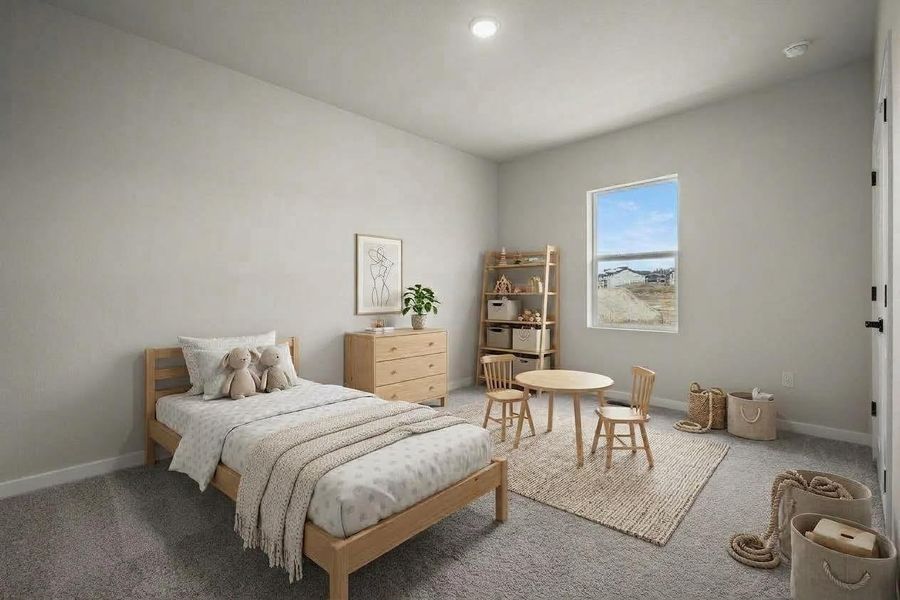 Furnished interior view inside a new home in Elevate at Wolf Ranch, Colorado Springs (Image 13). Furnished interior view inside a new home in Elevate at Wolf Ranch, Colorado Springs (Image 13).