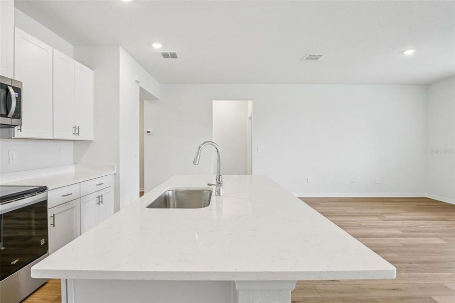 Furnished interior view inside a new home in Two Rivers - Classic Series, Zephyrhills (Image 12).