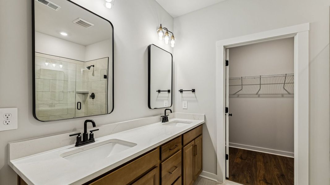 Representative furnished interior of a home built from the Stonebrook  II by D.R. Horton in Pottsview, Smyrna (Image 14).
