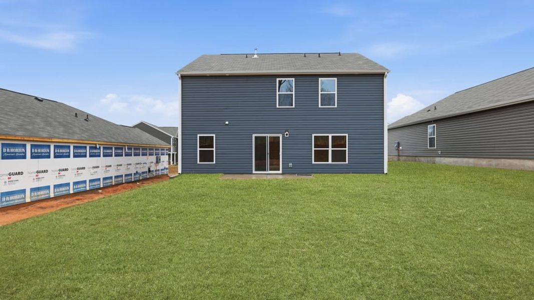 Exterior details and patio area of a home in Cedar Gap, Fountain Inn (Image 19).