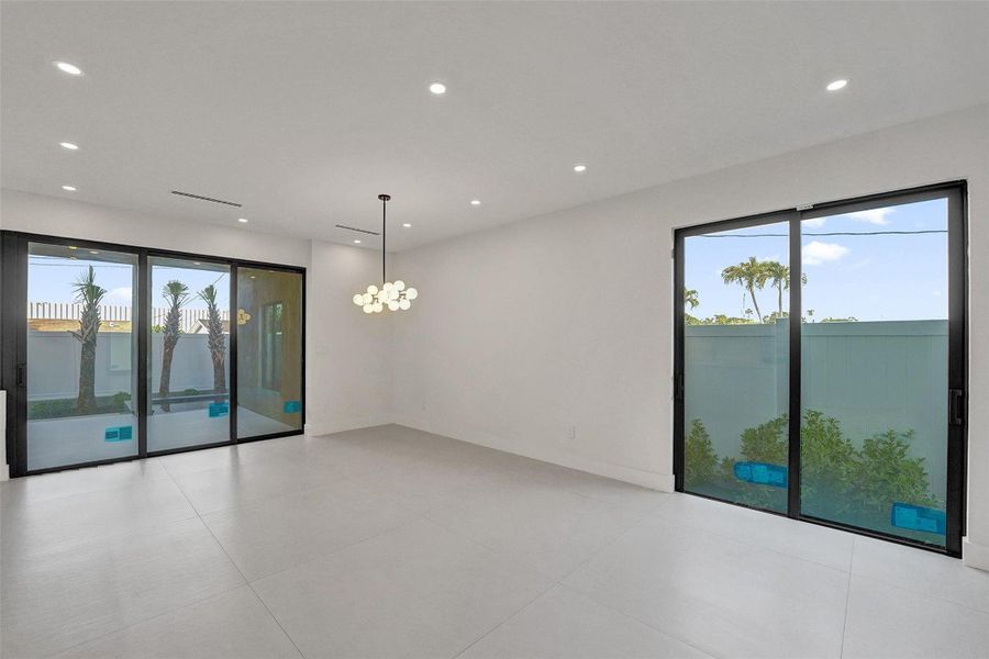 Living, Dining, Kitchen