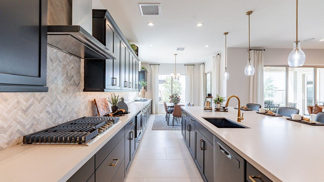 Representative furnished interior of a home built from the Almeria by DRB Homes in Windrose, Waddell (Image 5).