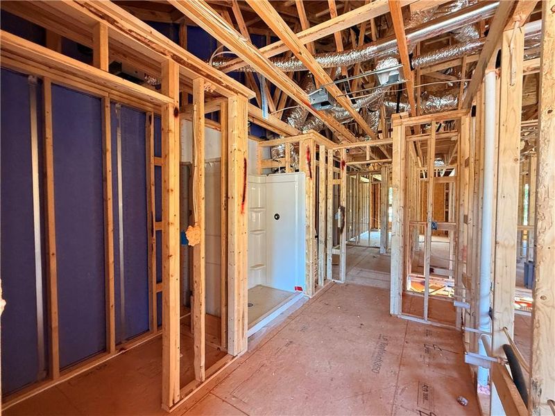 In-progress construction of a new home in Leydenview, Mableton, GA (Image 34).