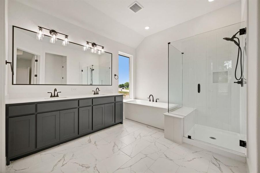 Furnished interior view inside a new home in The Resort on Eagle Mt. Lake, Fort Worth (Image 10). Furnished interior view inside a new home in The Resort on Eagle Mt. Lake, Fort Worth (Image 10).