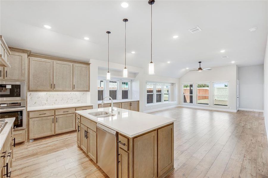 Furnished interior view inside a new home in Ridge Ranch Classic 50, Mesquite (Image 7). Furnished interior view inside a new home in Ridge Ranch Classic 50, Mesquite (Image 7).