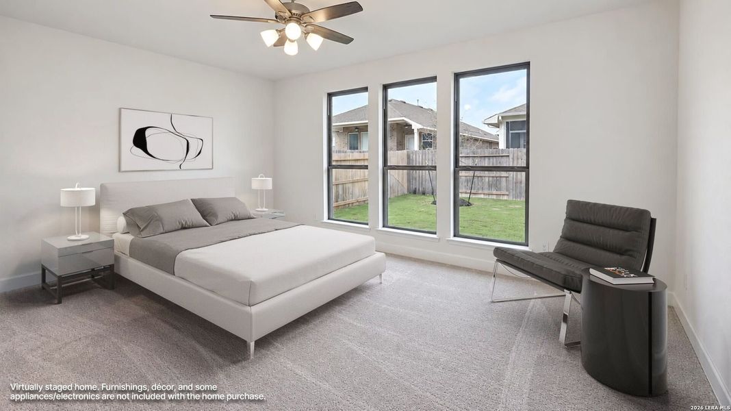 Furnished interior view inside a new home in Veramendi, New Braunfels (Image 7).