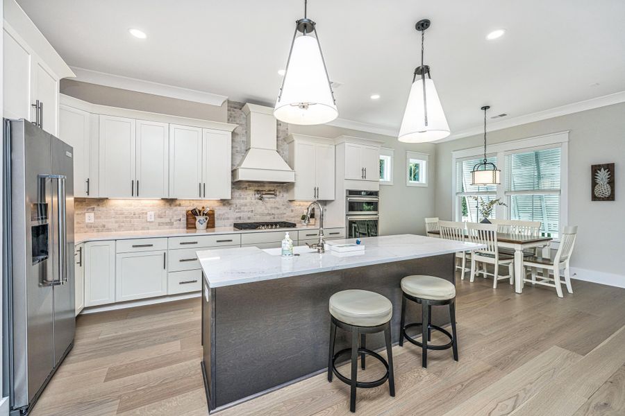 Furnished interior view inside a new home in Overlook at Copahee Sound, Awendaw (Image 12).