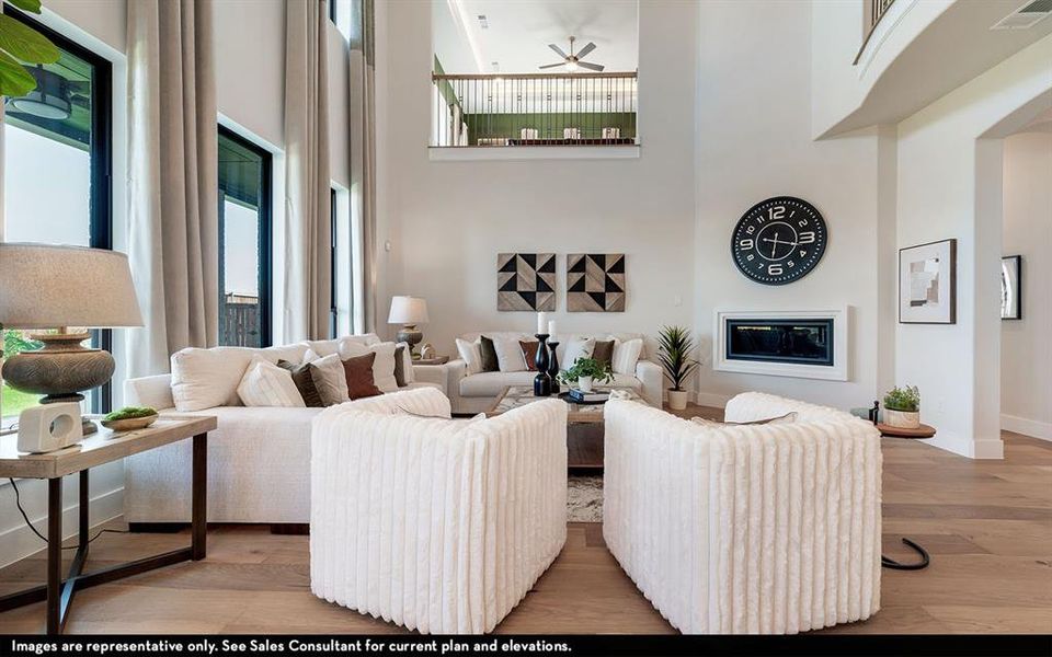 Furnished interior view inside a new home in Green Meadows, Celina (Image 7).