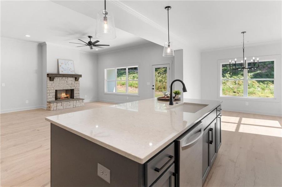 Furnished interior view inside a new home in , Greensboro (Image 14).