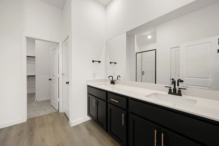 Primary Bathroom featuring the Noir Collection Primary Bathroom featuring the Noir Collection