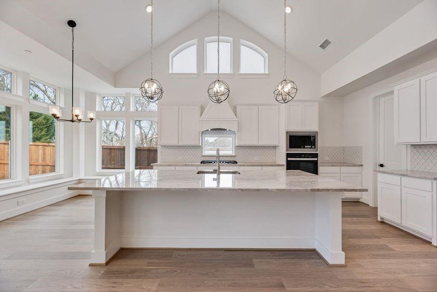 Furnished interior view inside a new home in Providence Cove, McKinney (Image 11).
