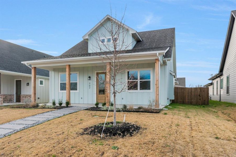 Exterior details and patio area of a home in , Justin (Image 23). Exterior details and patio area of a home in , Justin (Image 23).