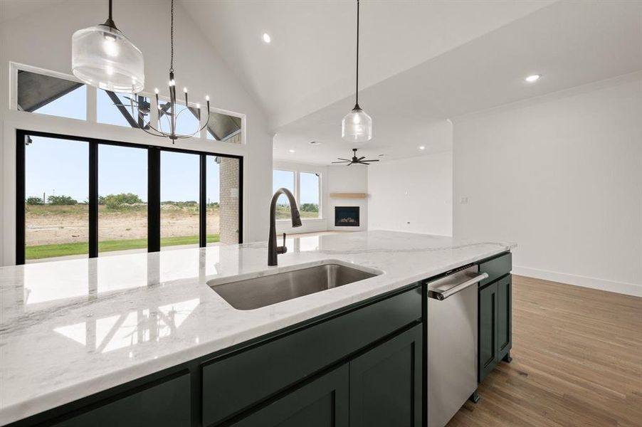 Furnished interior view inside a new home in Bella Crossing, Fort Worth (Image 11).